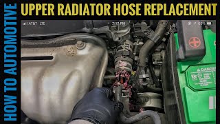 How to Replace the Upper Radiator Hose with Vent Line on a 2006-2012 Toyota RAV4 with 2.5L Engine