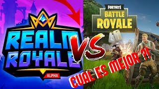 FORTNITE VS REALM ROYALE !!! EL ASESINO DE FORTNITE ?!?! REALM ROYALE VS FORTNITE BATTLE ROYALE !!!