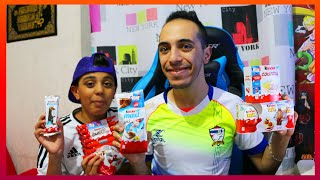 DÉGUSTATION DE KINDER AVEC MOMO
