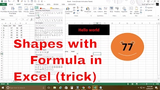 Shapes Super Trick in Excel