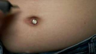 Navel torture with a screw