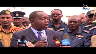 Kenya Police Air Wing displays its three new ksh. 3b choppers