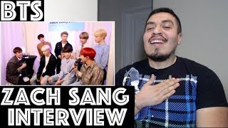 BTS Zach Sang Show AMAs Interview Reaction