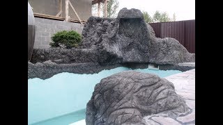 ArtBeton  Водопад из бетона - внутри пустота -  DIY   https://www.facebook.com/tvn.volodymyr