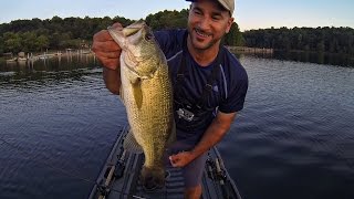 SUMMER BASS FISHING (DRAGGIN' & SHAKIN') SHAKY HEAD!