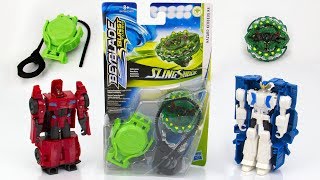 Роботы распаковывают волчок - Beyblade Burst Hazard Kerbeus
