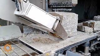 Amazing production process of granite paving stones