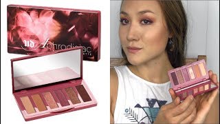 Urban Decay APHRODISIAC Shadow Palette: Application & Swatches
