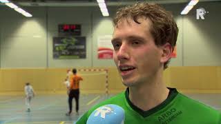 Aanvoerder Lars van Aart na WHC-ARBO Rotterdam Handbal (22-33): 'Vandaag mentaliteit getoond'