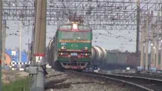 Электровоз ВЛ85 207  Сгрузовым поездом Вос Сиб жд