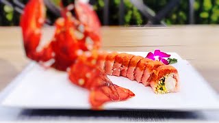 Sushi Rolls Creations ( Lobster Sushi Roll ) 创意寿司卷摆盘系