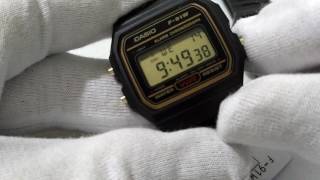 Como Ativar o Alarme e bip de horas no Relogio Casio F91W