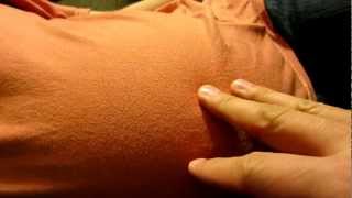 36 Weeks Baby Boy Moving Kicking Inside Mommy's Womb (Belly Stomach Tummy)