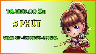 ►Ninja School Online | 10.000.000 Xu Ra Đi Trong 5 Phút - VXMM Vip Ích Nước Lợi Nhà