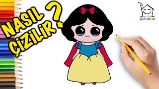 Nasıl Çizilir? - Pamuk Prenses - Resim Çizme - ÇİZİM OKULU