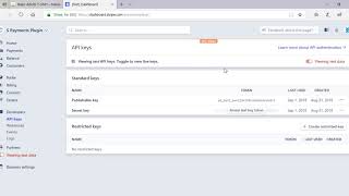 How to Get Your Test and Live Stripe API Keys from Your Stripe Account