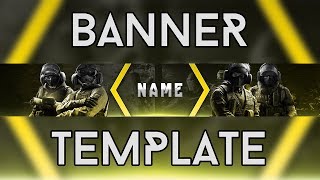 Rainbow Six Siege Banner Template - PrimalDesign