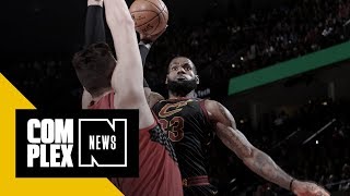 LeBron James Talks About His Crazy Dunk Over Jusuf Nurkic