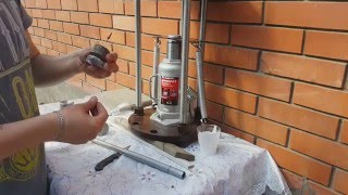 Прессовка брекетиков жмыха (макухи) и самодельная донная снасть