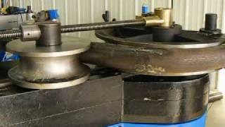Ercolina TB100 Tube Bender_Bending 2-1/2" Pipe with 2" Pipe Inside_Visit www.ercolina-usa.com