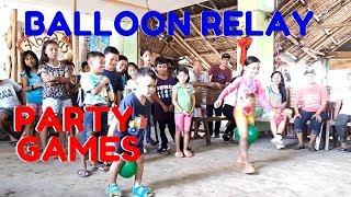 CHRISTMAS PARTY GAMES FOR 2020| BALLOON RELAY