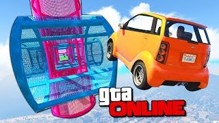 ТЕЛЕПОРТ В ДРУГУЮ ВСЕЛЕННУЮ! АВТОРАМПЫ В GTA 5 ONLINE ( ГТА 5 ГОНКИ )