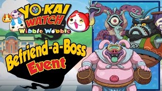 Yo-Kai Watch Wibble Wobble - Befriend-a-Boss Event! Slimamander, SV Snaggerjag, & Sproink!