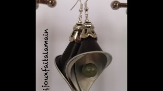 DIY Coffee pod: Comment faire des boucles d'oreilles Fleur de Lys