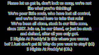 The Living Tombstone - "FNAF 1 Song" (Unofficial Lyric Video)