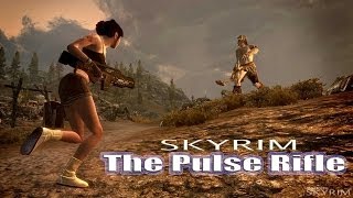 Skyrim - Aliens Weapons : Pulse Rifle. HD-1080.