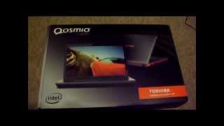 Unboxing Toshiba Qosmio X870