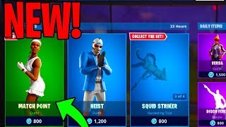 The NEW MATCH POINT SKIN in FORTNITE....
