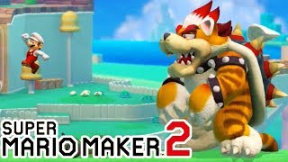 Super Mario Maker 2 Meowser Boss Battle