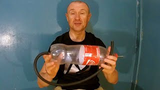Ресивер из бутылки для установки бескамерки