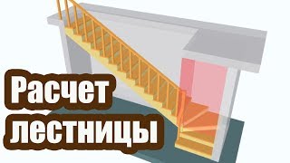 РАСЧЕТ ЛЕСТНИЦЫ С ЗАБЕЖНЫМИ СТУПЕНЯМИ