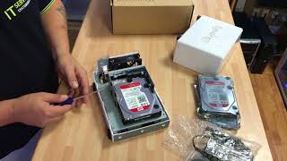 Synology Kurs 2 - Montage /Einbau der Festplatten in die Diskstation