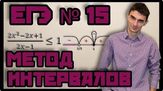 Неравенства 1. Метод интервалов. Решение рациональных неравенств. ЕГЭ №15