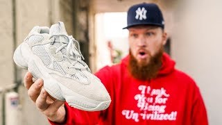 HOW GOOD IS THE ADIDAS YEEZY 500 SALT?! (In Hand Review)