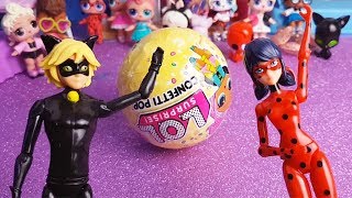 LOL Surprise CONFETTI POP - Unboxing di Coppia con Ladybug e Chat Noir di Miraculous
