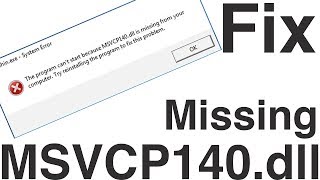 How To Fix All  Dll Files Missing Error in PC |how to download install dll files