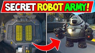*NEW* FORTNITE SECRET ROBOT ARMY BEING BUILT?! Robot to battle Monster! - Event Season 9 Explained?