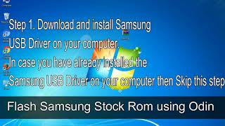 How to Samsung Galaxy Tab 2 7 0 GT P3100 Firmware Update (Fix ROM)