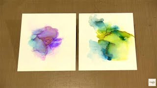 Ethereal Abstract Alcohol Inks & Magical Metallics by Joggles.com