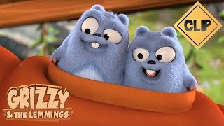 Le combat de sumo de Grizzy & les Lemmings - Grizzy & les Lemmings