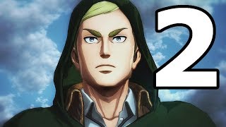 Attack on Titan 2 Final Battle Walkthrough Part 2 - No Commentary Playthrough (PS4)