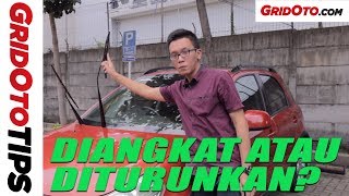 Wiper Saat Parkir Diangkat Atau Diturunkan | GridOto Tips