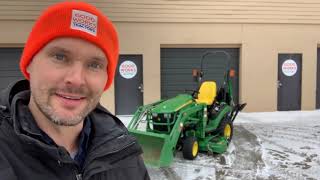 What? They Say It's Just A Big Garden Tractor? John Deere x7 Series vs 1 Series Subcompact Tractors!