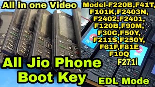 All Jio LYF Boot Key | All jio Phone Boot Key