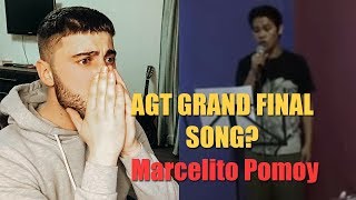 AGT GRAND FINAL SONG? Marcelito Pomoy - I Believe In You | REACTION