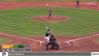 UVU Baseball: Utah Valley Defeats UTRGV 6-1 in WAC Baseball Action